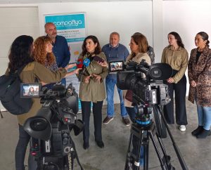 Atención a medios de comunicación de Rocío Blanco en Acompanya