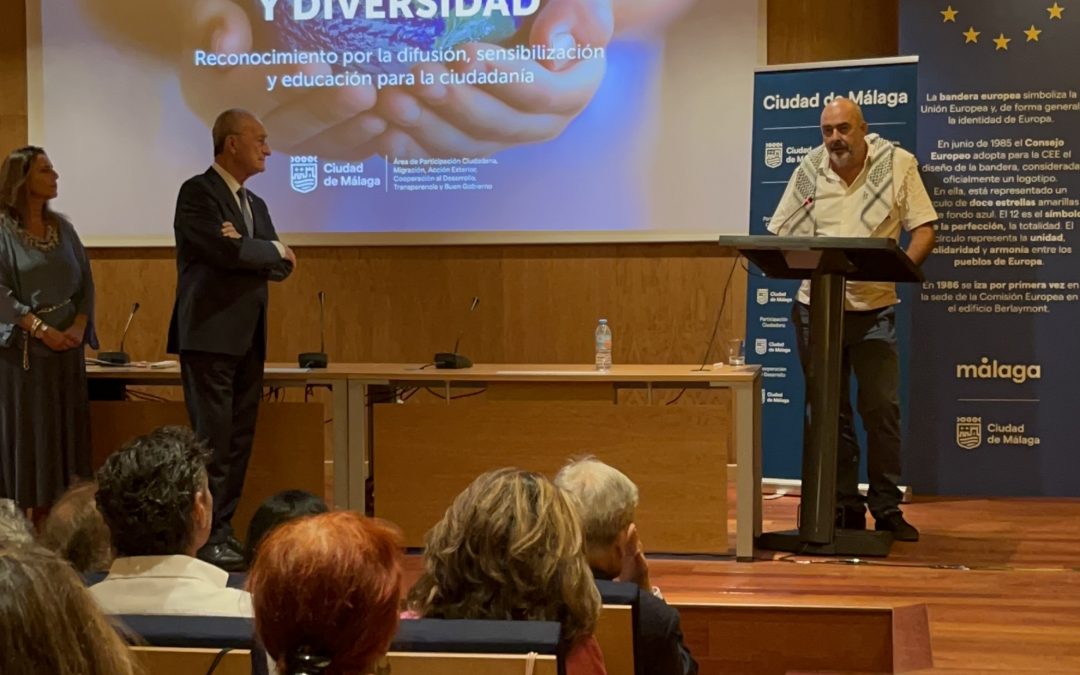 Reconocimiento a Prodiversa en el 30 aniversario en la Cooperación al Desarrollo en Málaga
