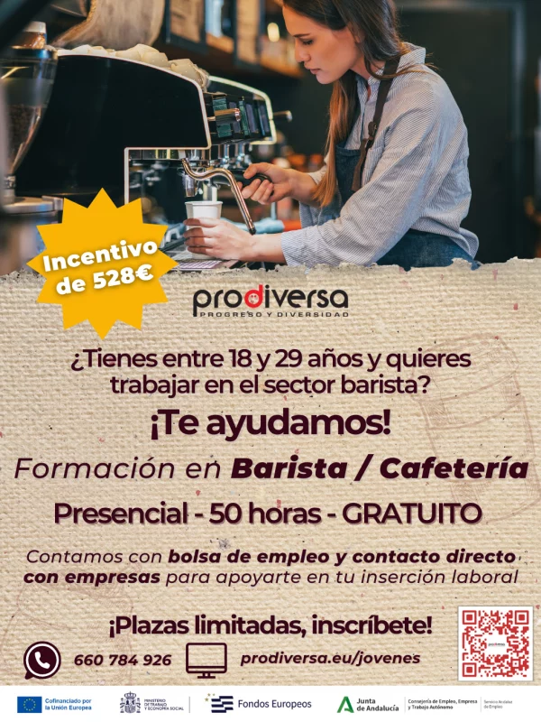 Curso de barista Integrales Jóvenes